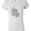 Women's Short Sleeve V-Neck T-Shirt Thumbnail