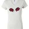 Women's Short Sleeve V-Neck T-Shirt Thumbnail