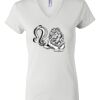 Women's Short Sleeve V-Neck T-Shirt Thumbnail