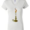 Women's Short Sleeve V-Neck T-Shirt Thumbnail