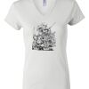 Women's Short Sleeve V-Neck T-Shirt Thumbnail