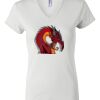 Women's Short Sleeve V-Neck T-Shirt Thumbnail