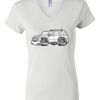 Women's Short Sleeve V-Neck T-Shirt Thumbnail