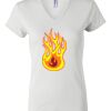 Women's Short Sleeve V-Neck T-Shirt Thumbnail