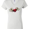 Women's Short Sleeve V-Neck T-Shirt Thumbnail