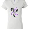 Women's Short Sleeve V-Neck T-Shirt Thumbnail