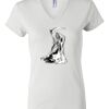 Women's Short Sleeve V-Neck T-Shirt Thumbnail