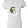 Women's Short Sleeve V-Neck T-Shirt Thumbnail