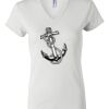 Women's Short Sleeve V-Neck T-Shirt Thumbnail