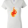 Women's Short Sleeve V-Neck T-Shirt Thumbnail