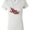 Women's Short Sleeve V-Neck T-Shirt Thumbnail