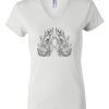 Women's Short Sleeve V-Neck T-Shirt Thumbnail