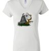 Women's Short Sleeve V-Neck T-Shirt Thumbnail