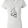 Women's Short Sleeve V-Neck T-Shirt Thumbnail