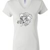 Women's Short Sleeve V-Neck T-Shirt Thumbnail