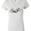 Women's Short Sleeve V-Neck T-Shirt Thumbnail