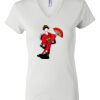 Women's Short Sleeve V-Neck T-Shirt Thumbnail