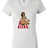 Women's Short Sleeve V-Neck T-Shirt Thumbnail