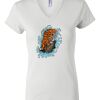 Women's Short Sleeve V-Neck T-Shirt Thumbnail