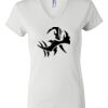 Women's Short Sleeve V-Neck T-Shirt Thumbnail