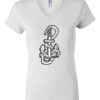 Women's Short Sleeve V-Neck T-Shirt Thumbnail