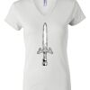 Women's Short Sleeve V-Neck T-Shirt Thumbnail