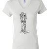 Women's Short Sleeve V-Neck T-Shirt Thumbnail