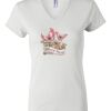 Women's Short Sleeve V-Neck T-Shirt Thumbnail