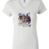 Women's Short Sleeve V-Neck T-Shirt Thumbnail