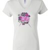 Women's Short Sleeve V-Neck T-Shirt Thumbnail