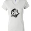 Women's Short Sleeve V-Neck T-Shirt Thumbnail