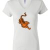 Women's Short Sleeve V-Neck T-Shirt Thumbnail