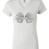 Women's Short Sleeve V-Neck T-Shirt Thumbnail