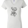 Women's Short Sleeve V-Neck T-Shirt Thumbnail