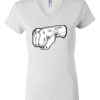 Women's Short Sleeve V-Neck T-Shirt Thumbnail