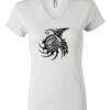 Women's Short Sleeve V-Neck T-Shirt Thumbnail