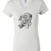 Women's Short Sleeve V-Neck T-Shirt Thumbnail