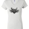 Women's Short Sleeve V-Neck T-Shirt Thumbnail