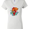 Women's Short Sleeve V-Neck T-Shirt Thumbnail