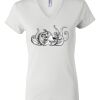 Women's Short Sleeve V-Neck T-Shirt Thumbnail