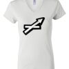 Women's Short Sleeve V-Neck T-Shirt Thumbnail