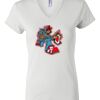 Women's Short Sleeve V-Neck T-Shirt Thumbnail