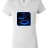 Women's Short Sleeve V-Neck T-Shirt Thumbnail