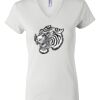 Women's Short Sleeve V-Neck T-Shirt Thumbnail