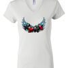 Women's Short Sleeve V-Neck T-Shirt Thumbnail