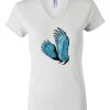 Women's Short Sleeve V-Neck T-Shirt Thumbnail