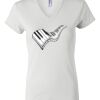 Women's Short Sleeve V-Neck T-Shirt Thumbnail