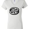 Women's Short Sleeve V-Neck T-Shirt Thumbnail