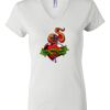 Women's Short Sleeve V-Neck T-Shirt Thumbnail