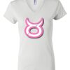 Women's Short Sleeve V-Neck T-Shirt Thumbnail